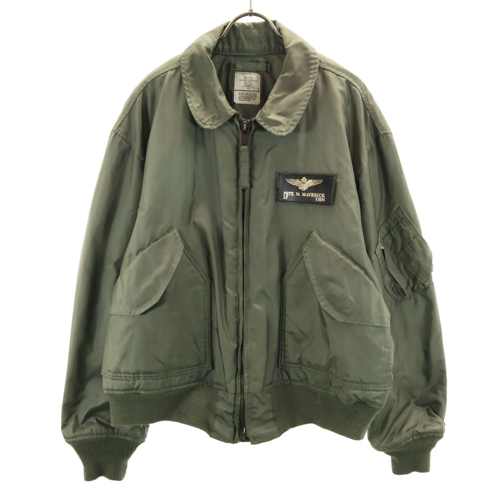 実物　ＡＬＰＨＡ　CWU-45P　Ｎ‐２Ｂ　ＳＣＯＶＩＬＬ　フライトジャケット US AIR FORCE 90s Old Scoville Zip Alpha CWU-45/P Flight jacket XL