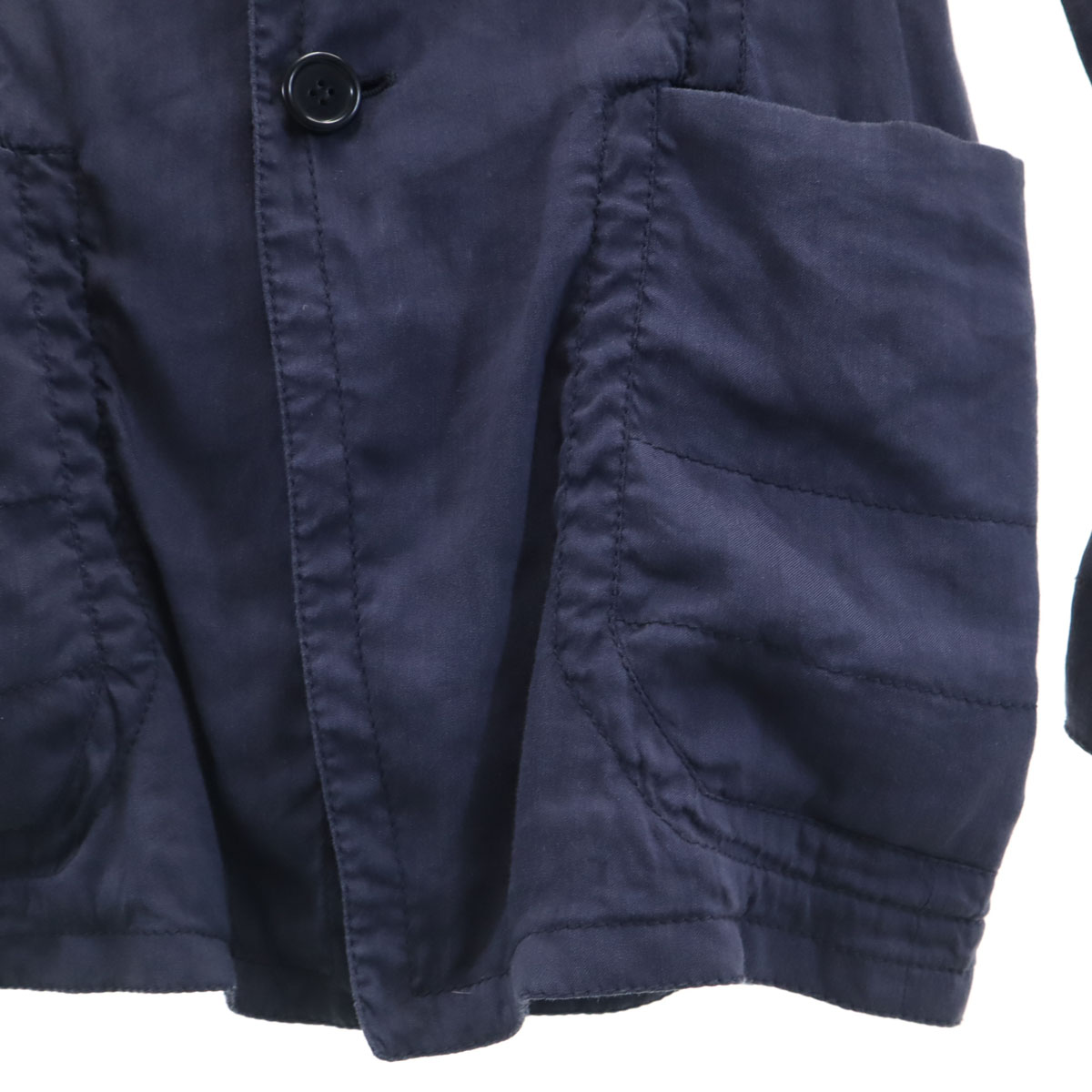 DIRK BIKKEMBERGS Made in Italy Linen Blend tailored jacket 46 Navy