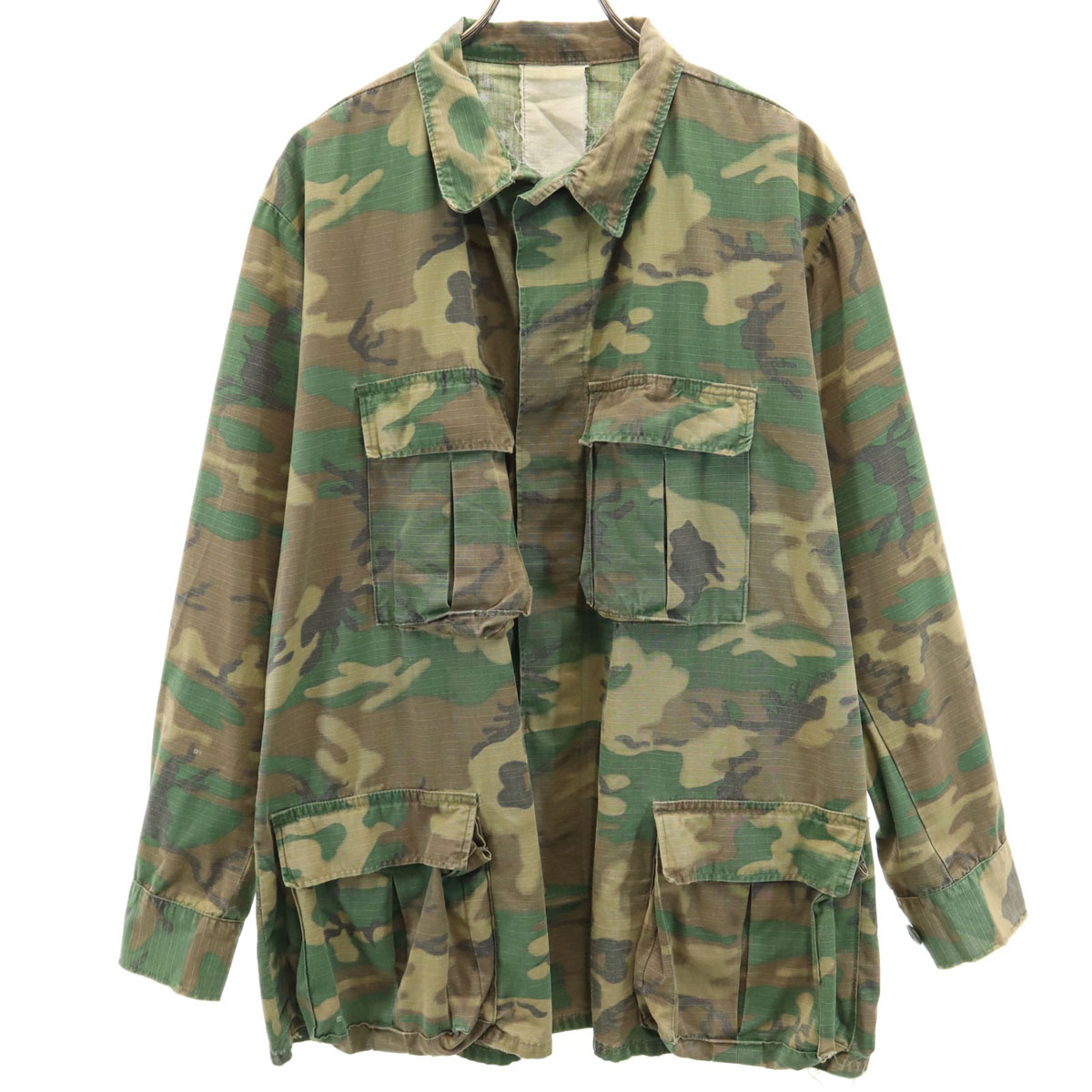 米軍実物 US.ARMY 70's 4th JUNGLE FATIGUE S-L 米軍実物 US.ARMY 70's 4th JUNGLE FATIGUE S-L Jungle Fatigue