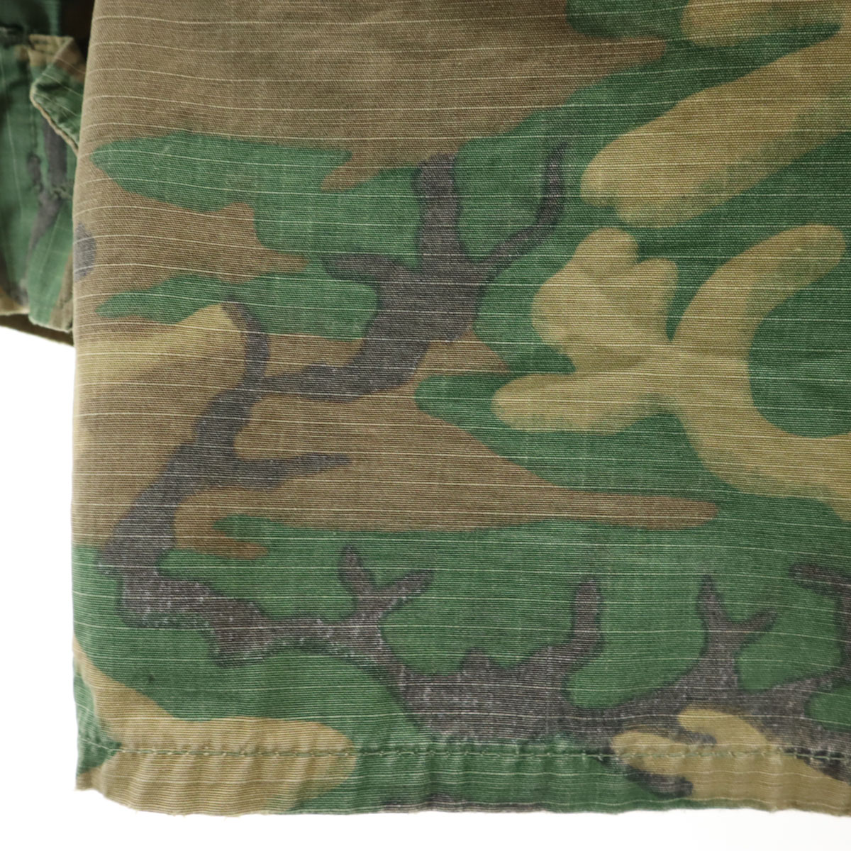 US ARMY 60s 70s Vintage 5th Brown Leaf Camo Pattern Jungle