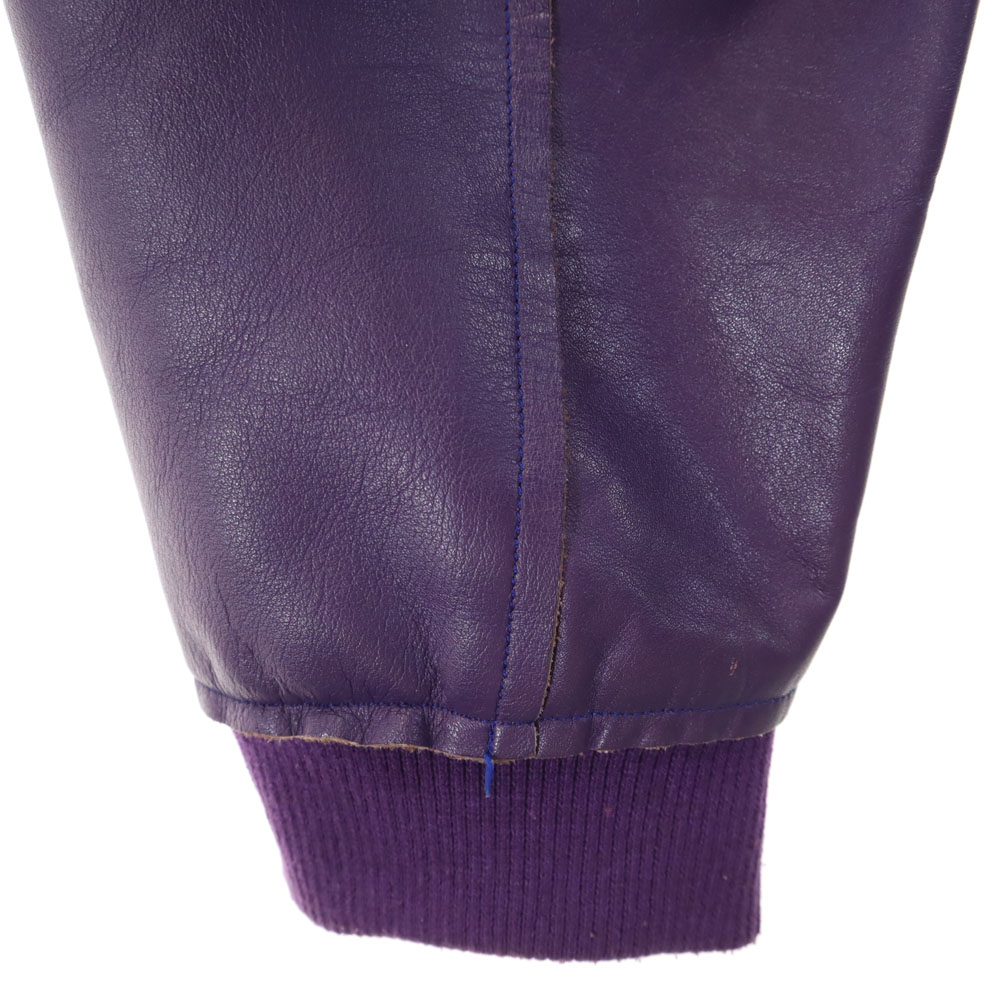 ニードルス　レザージャケット　ネペンテス Needles made in Japan leather jacket XS purple Nepenthes