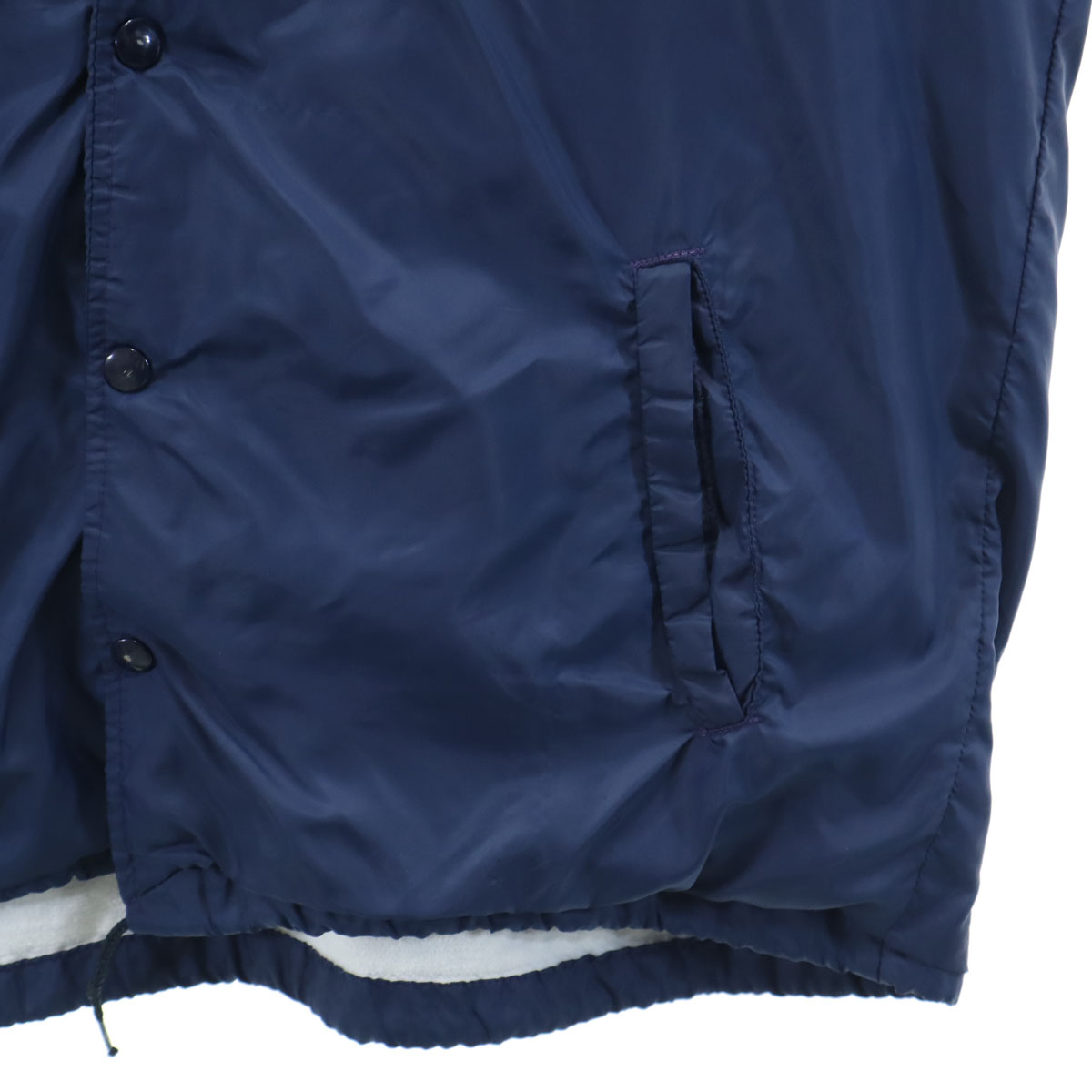 Champion 70s Vintage Runners Tag Black Tag Coach jacket L blue 