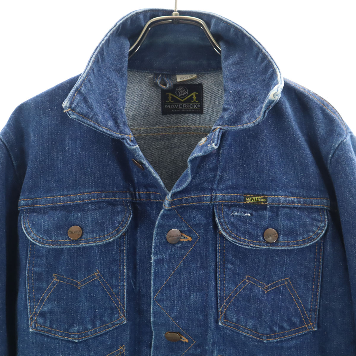 ジャケット・アウター denim jacket MAVERICK 70's USA M) 70s Maverick Denim Jacket – The Clothing Warehouse