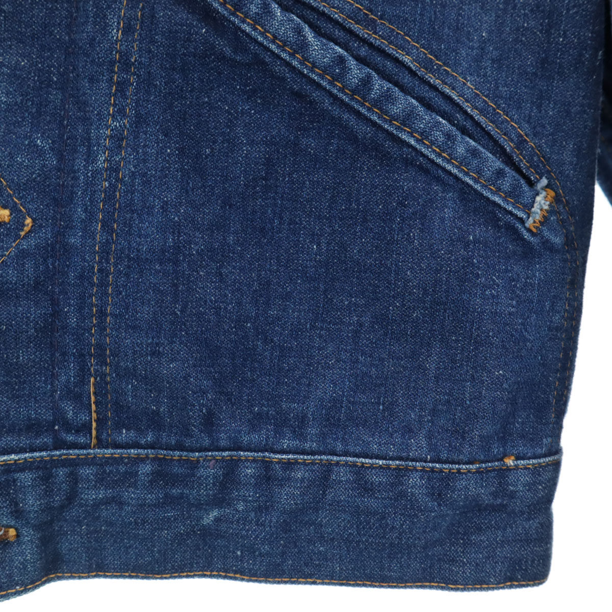 Used MAVERICK 70s 80s Vintage Made in USA Denim Jacket 36 blue