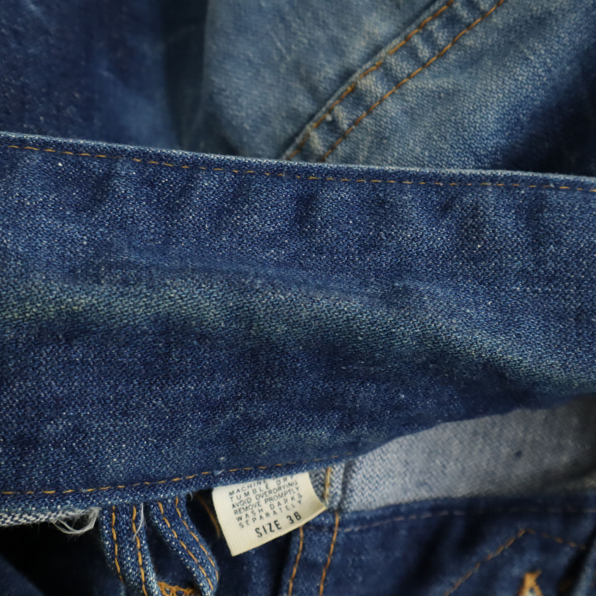 MAVERICK 70s 80s Vintage Made in USA Denim Jacket 36 blue BLUE 