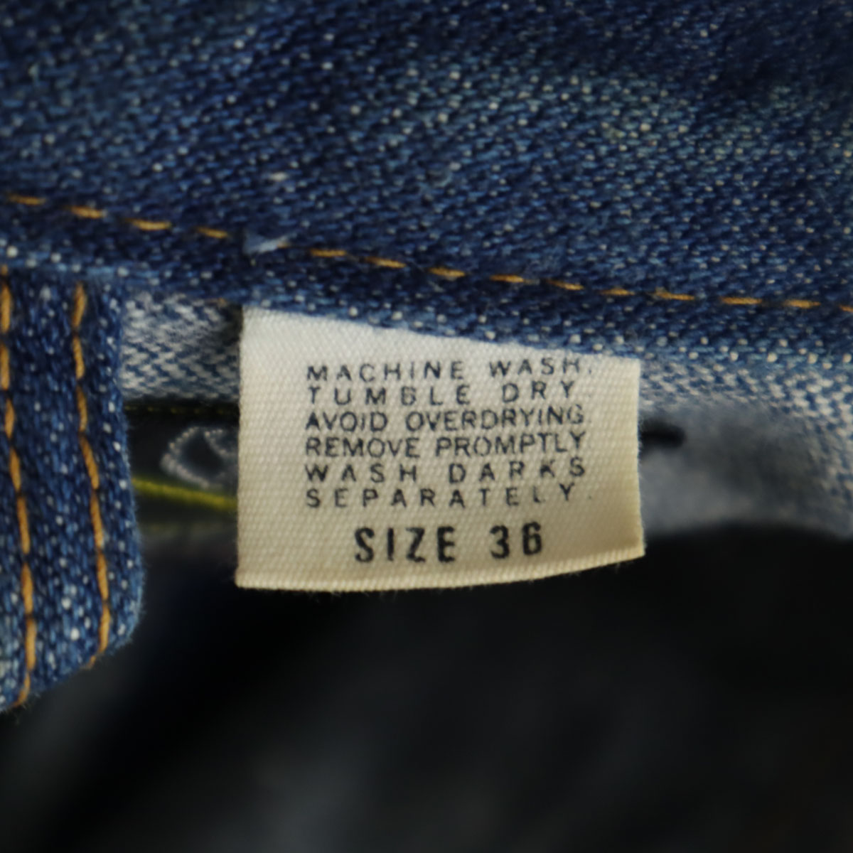 MAVERICK 70s 80s Vintage Made in USA Denim Jacket 36 blue BLUE