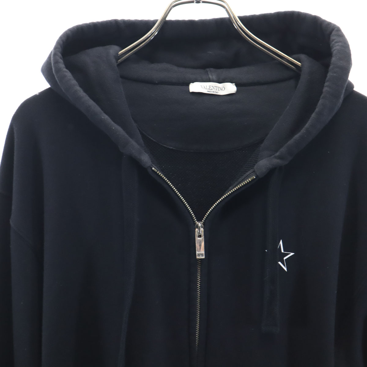 VALENTINO made in Italy Long sleeve Zip hoodie S black Men's | eBay