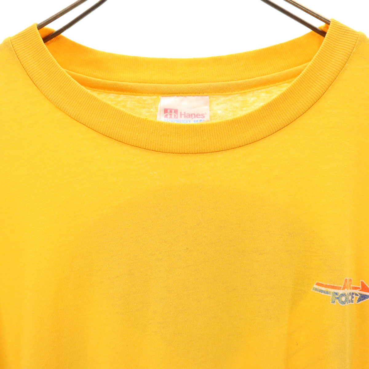 Hanes 90s Old US Air Force Back print Short sleeve Single
