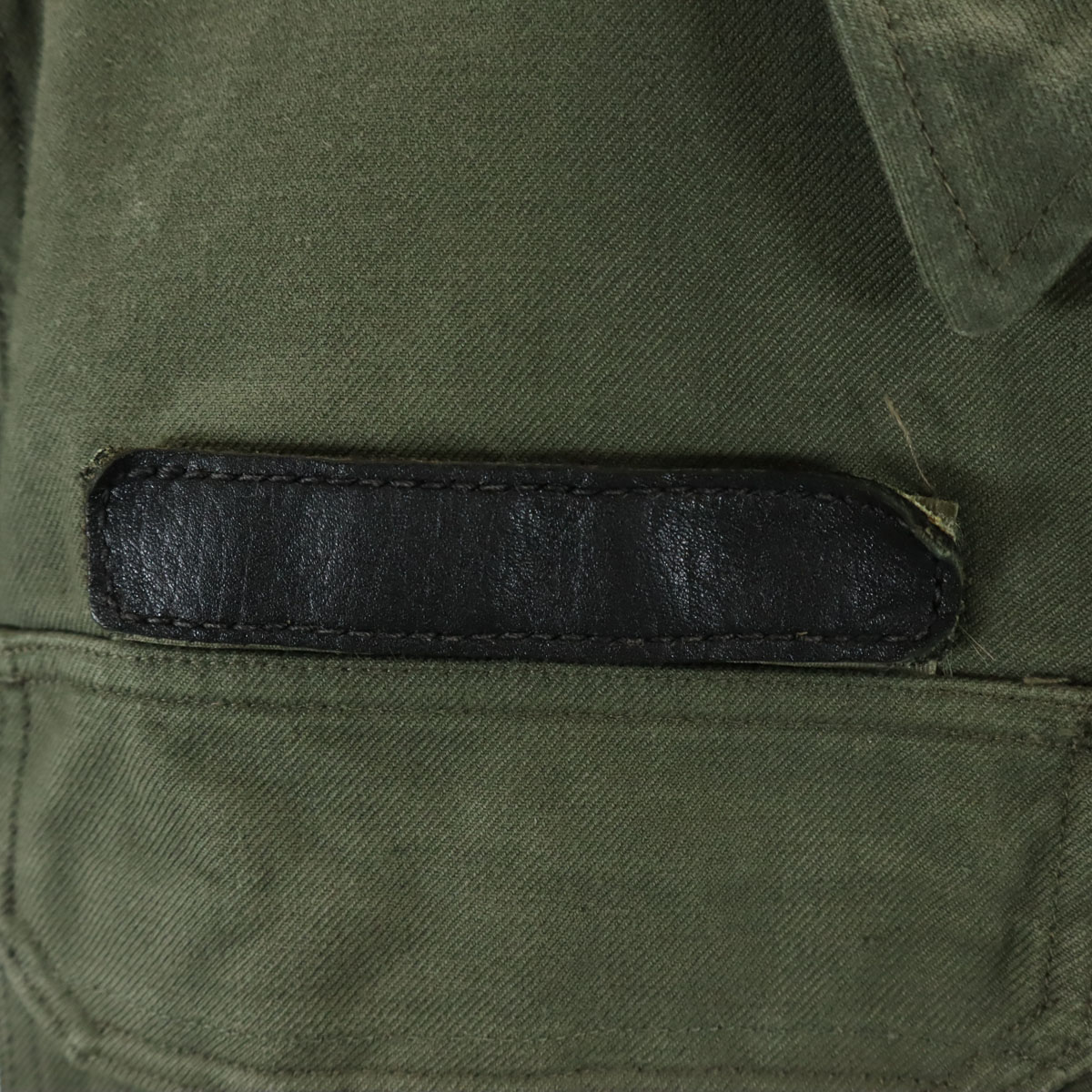 FRENCH ARMY 80s vintage UGECOMA Mechanic Jacket 84C khaki military 