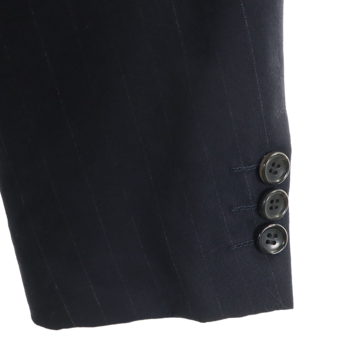 comme des garson コムデギャルソン ジャケット M 2011 COMME des GARCONS 2011年 Made in Japan Wool Blend Pinstripe