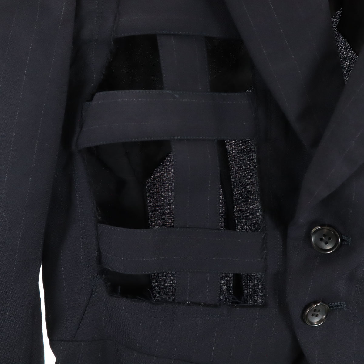COMME des GARCONS 2011年 Made in Japan Wool Blend Pinstripe