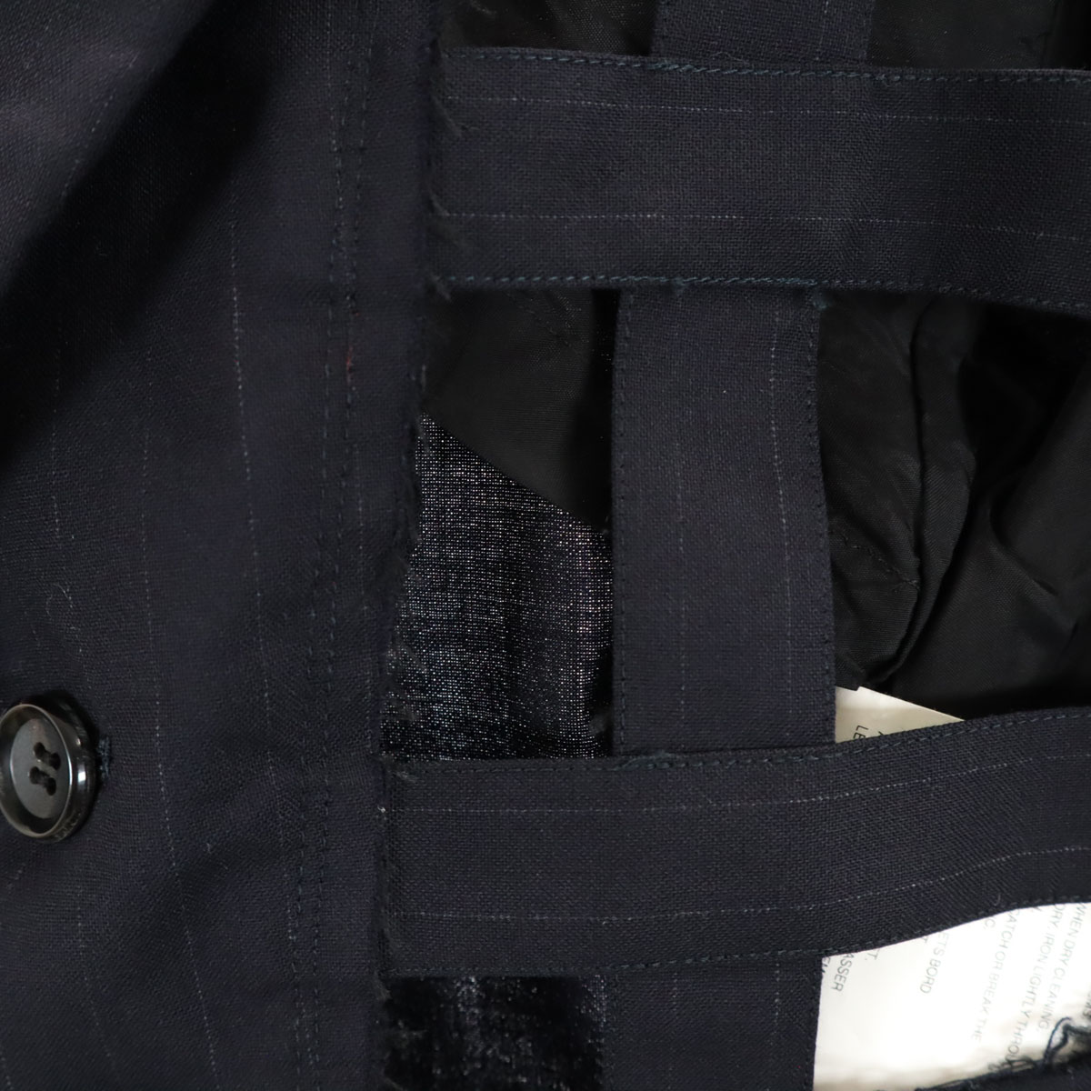 COMME des GARCONS 2011年 Made in Japan Wool Blend Pinstripe