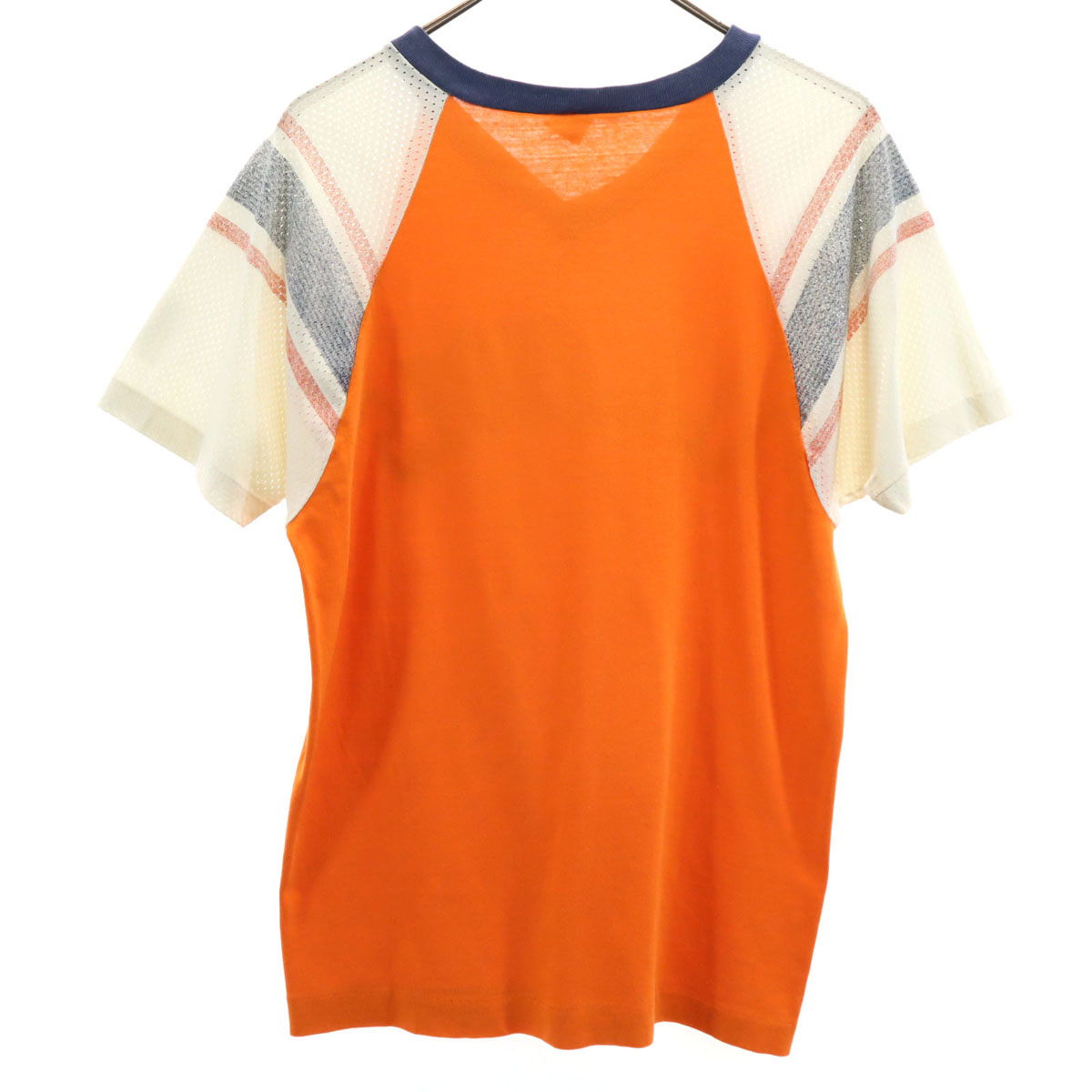Champion 70s Vintage USA made bar tag Short sleeve V-neck football