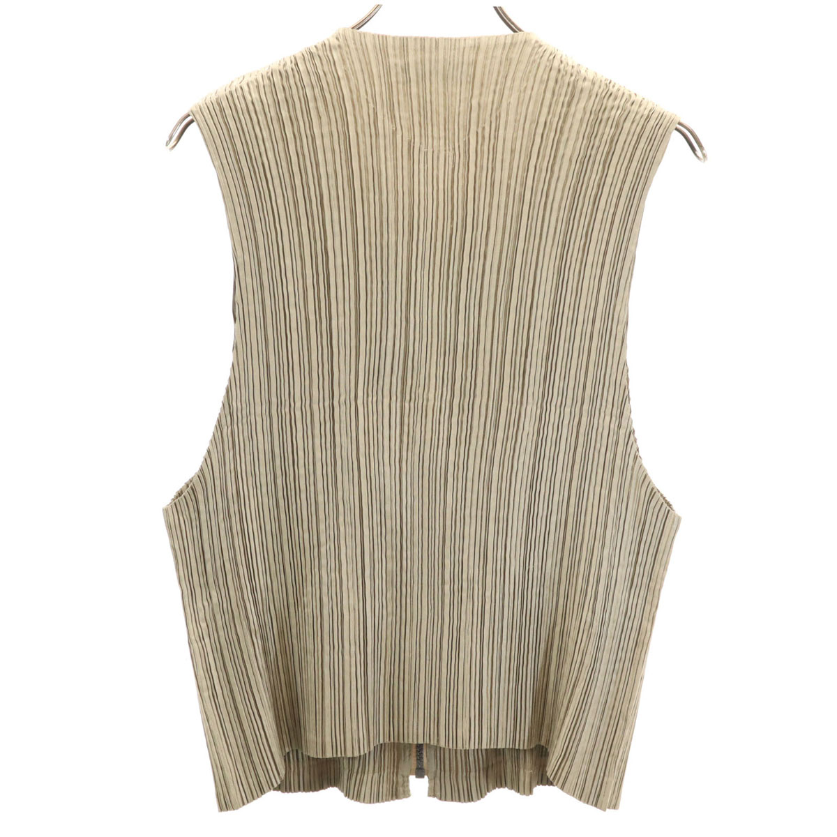 ISSEY MIYAKE MEN 90s Made in Japan Old Pleated Best M beige