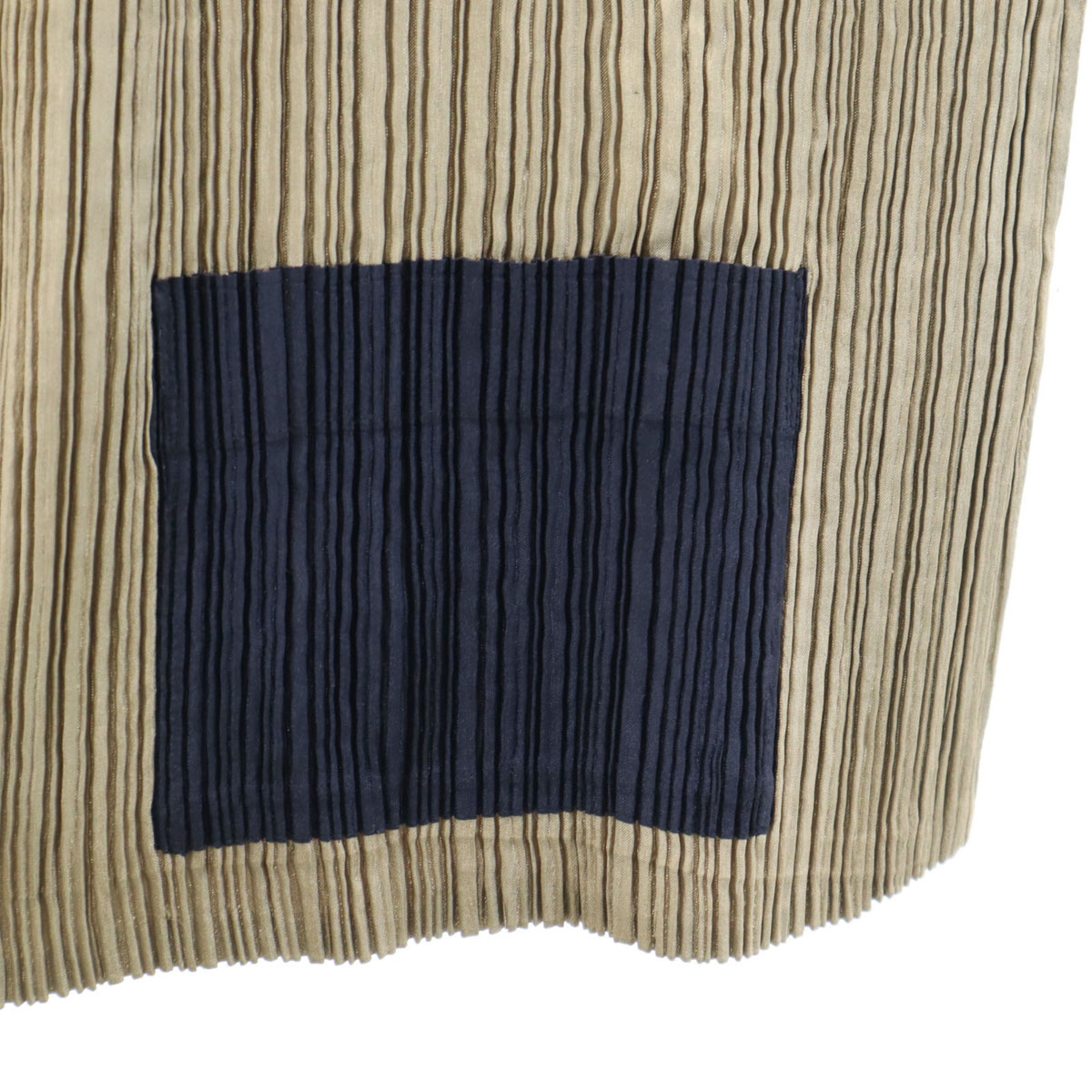 ISSEY MIYAKE MEN 90s Made in Japan Old Pleated Best M beige Men's