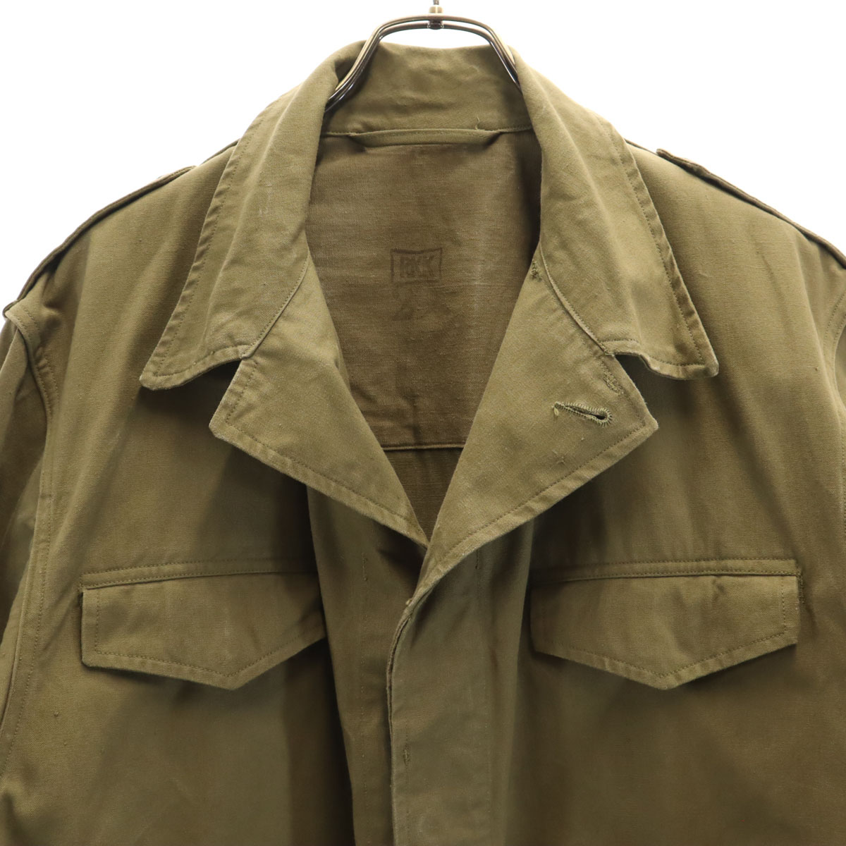 FRENCH ARMY 50s vintage M-47 Field jacket 29 khaki military