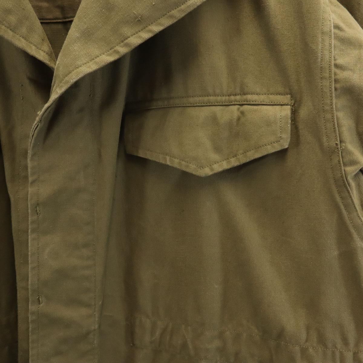 FRENCH ARMY 50s vintage M-47 Field jacket 29 khaki military Men's