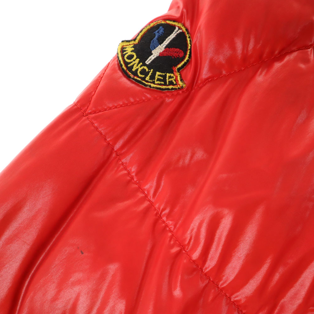 MONCLER 80s 90s Old Asics made in France Down jacket S Red