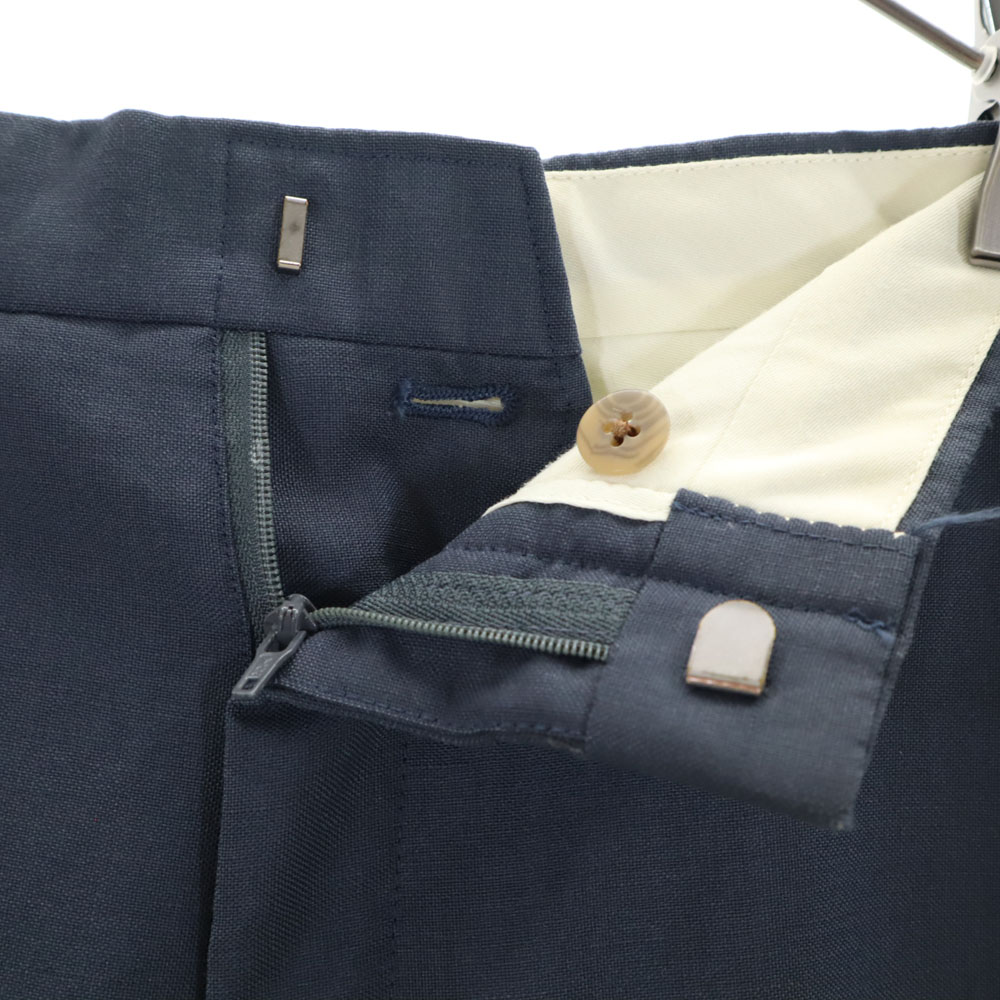 【90s】Burberrys 2tuck Tencel Gray Slacks BURBERRY 2 Tuck Slacks Pants 91 Gray Wool Silk Blend Japan