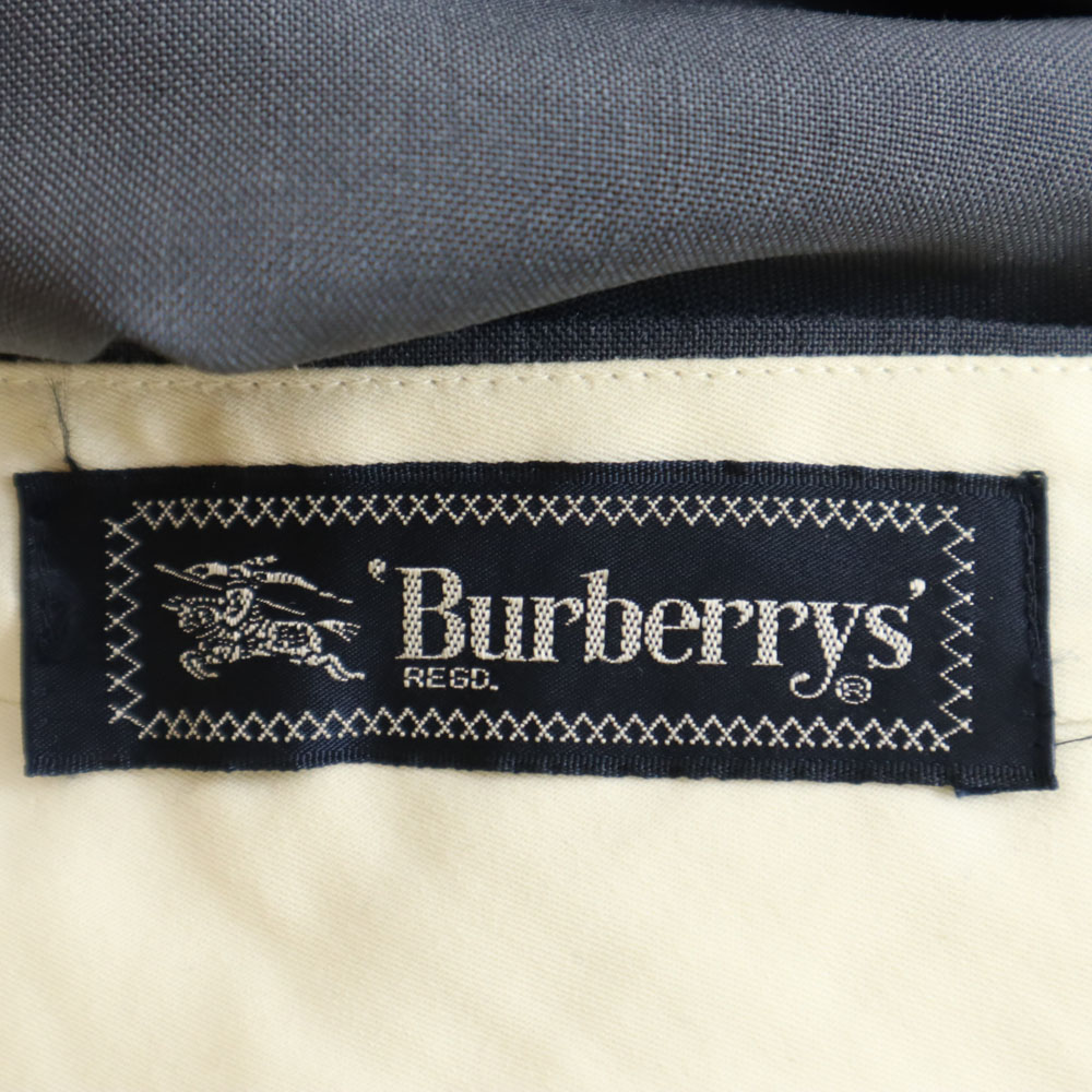 【90s】Burberrys 2tuck Tencel Gray Slacks BURBERRY 2 Tuck Slacks Pants 91 Gray Wool Silk Blend Japan