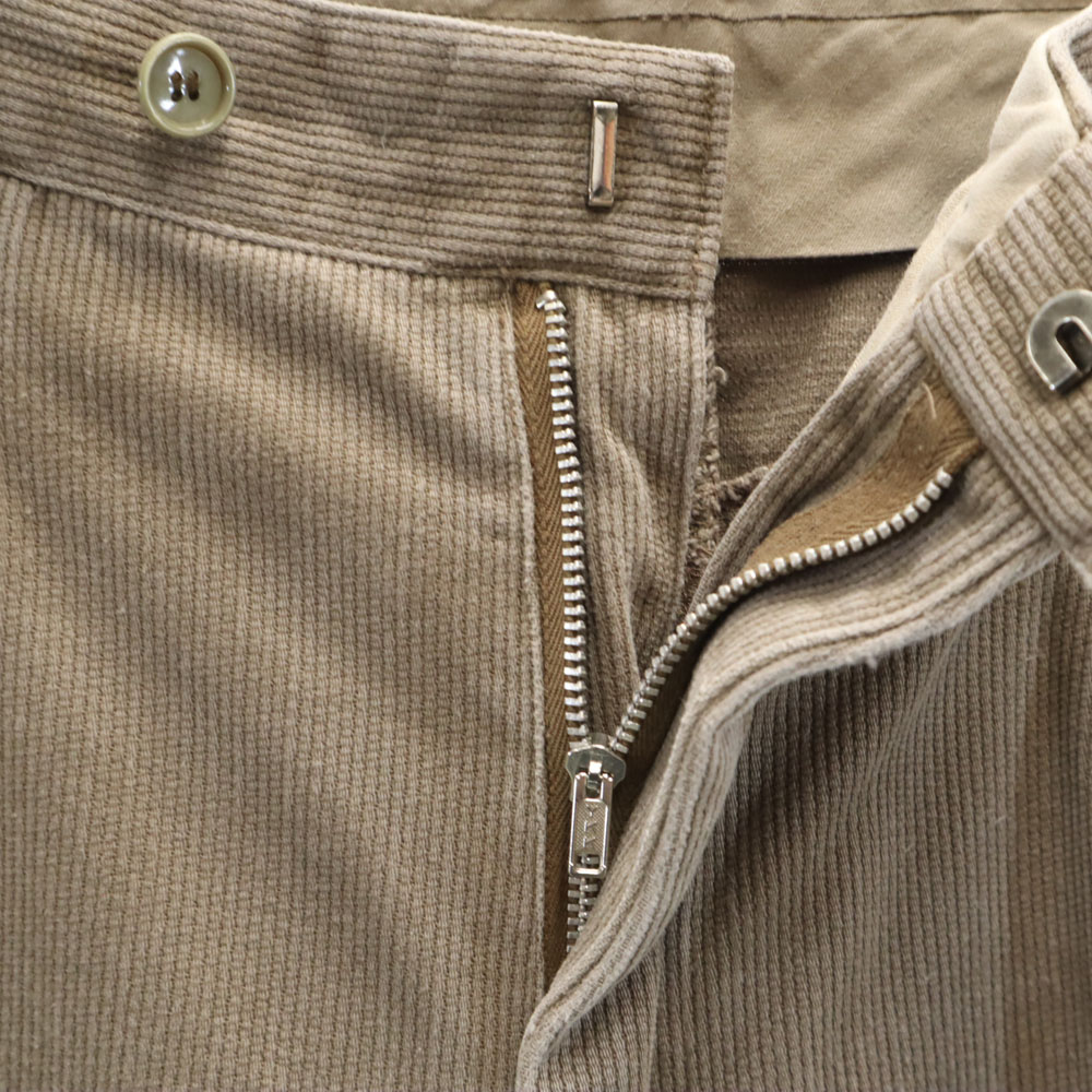 ISSEY MIYAKE 70s Made in Japan Vintage Corduroy pants L Beige
