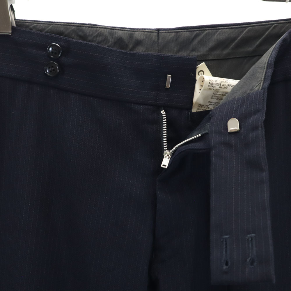 COMME des GARCONS 00s 2001年 Made in Japan Wool Blend Striped