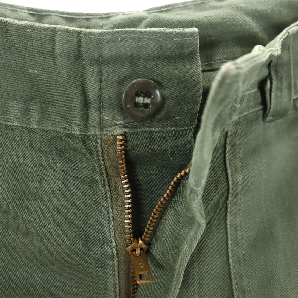 パンツ 1970s US ARMY BAKER PANTS modified 70s Vintage Military U.s.army Og-507 Cotton Poly Fatigue