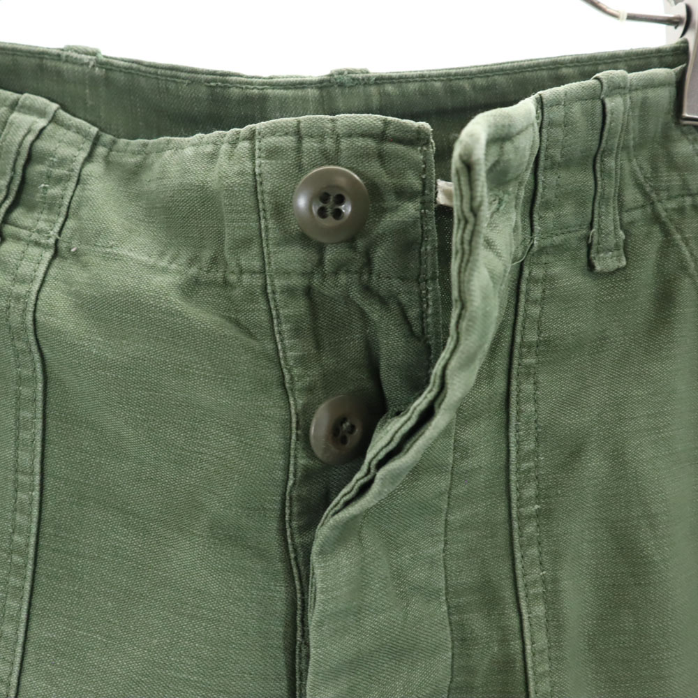美品minus 21aw us.army doublenee pants US ARMY 70s DSA Vintage Cotton Satin Baker Pants W30