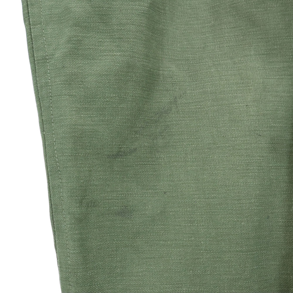 美品minus 21aw us.army doublenee pants US ARMY 70s DSA Vintage Cotton Satin Baker Pants W30