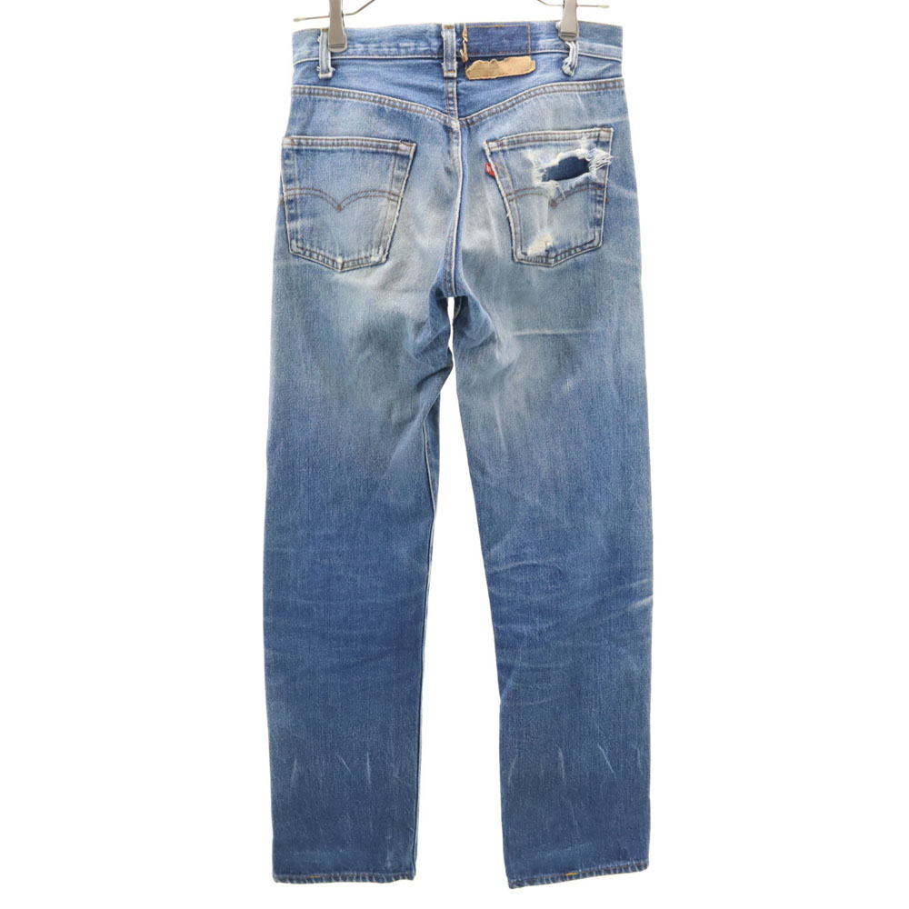 Levi's 80s 501 Vintage Button Back 532 Black Can Denim pants w29