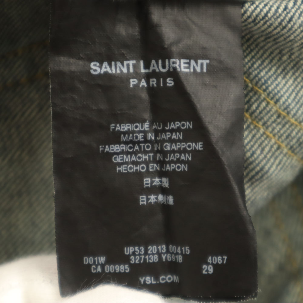 SAINT LAURENT 2013年 Made in Japan Eddie period Rigid Skinny denim