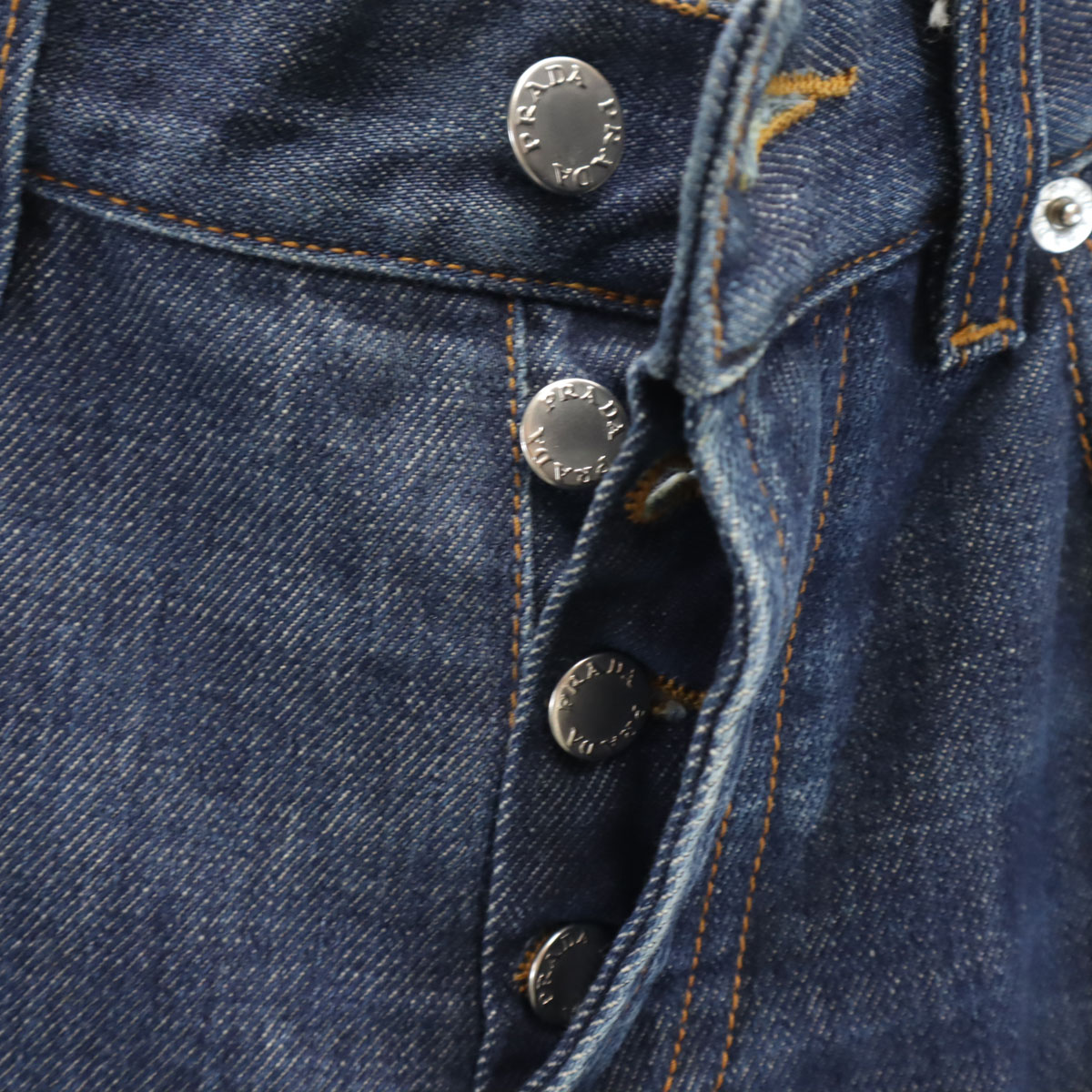 PRADA プラダ ルーマニア製 ボタンフライ デニムパンツ ｗ29 ブルー メンズ PRADA Made in Romania Button fly Denim pants w29 blue Men's | eBay