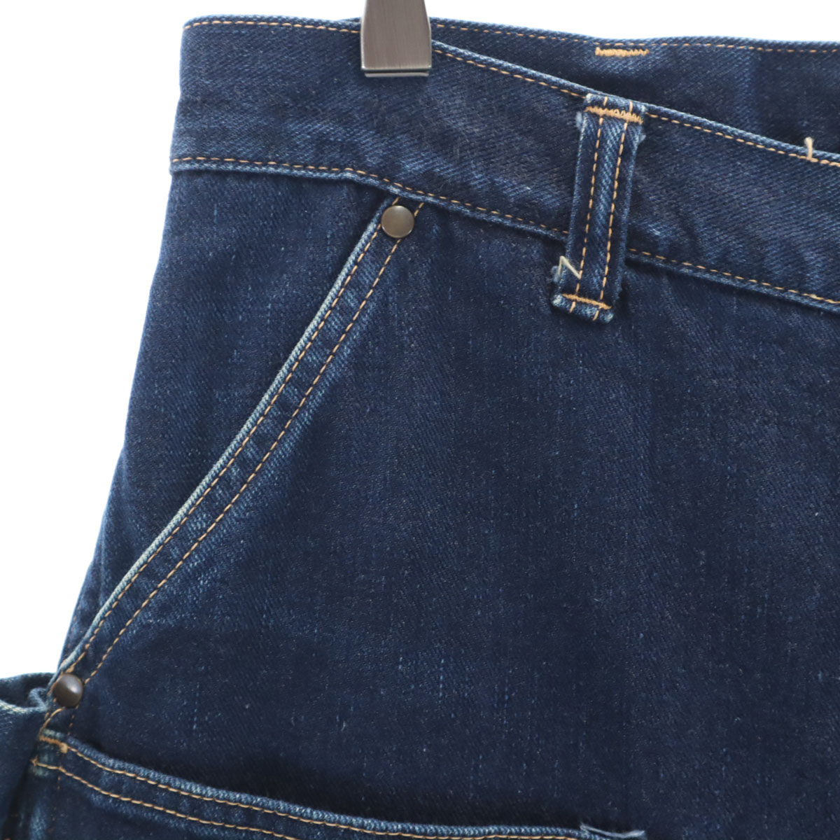 A BATHING APE made in Japan double knee Denim painter pants S