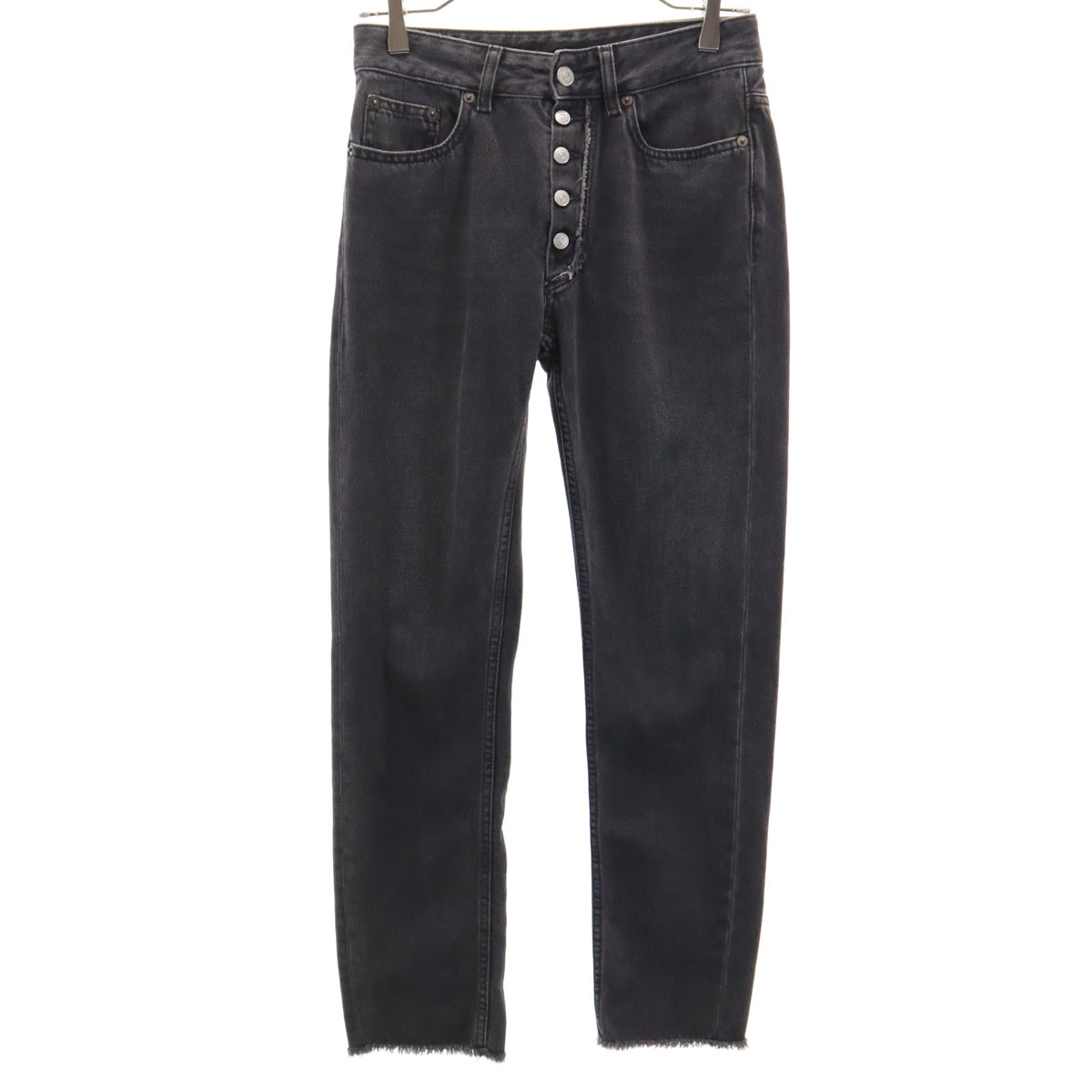 マルジェラ　切りっぱなしデニム Black High-wasited Cut-Out Jeans | Maison Margiela