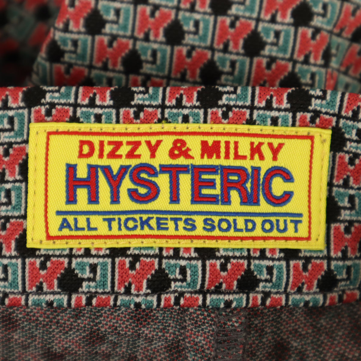 Used HYSTERIC GLAMOUR DIZZY & MILKY Made in Japan Total logo Flare