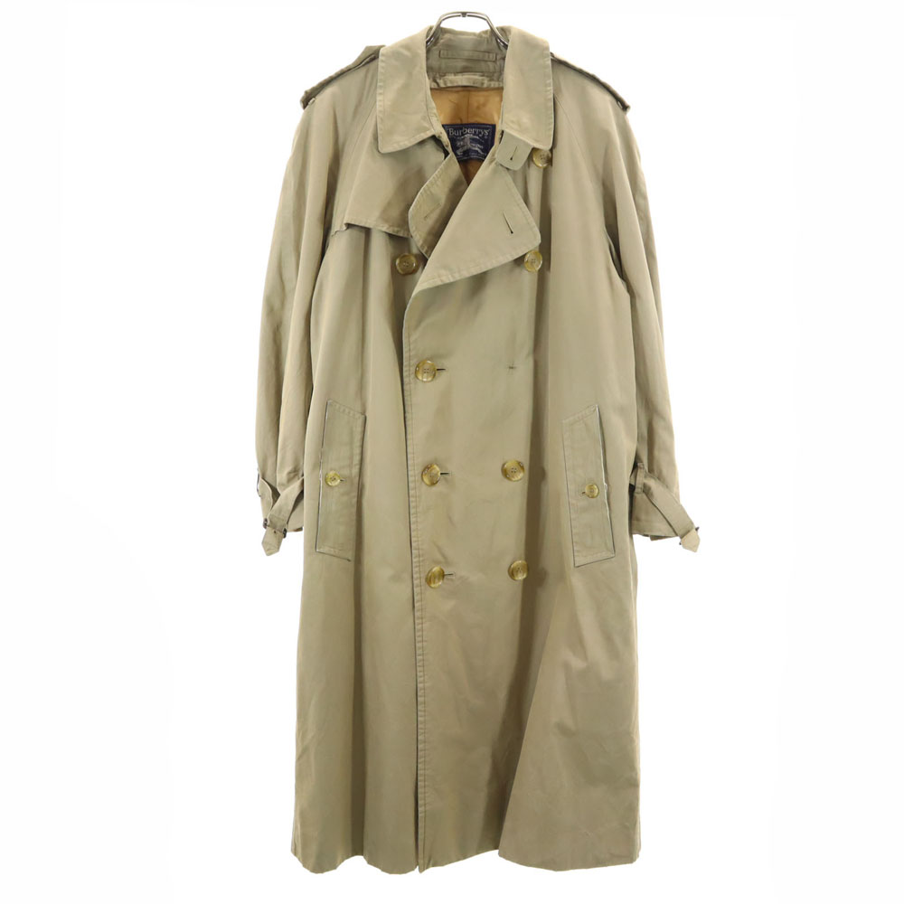 90‘s Burberrys Balmacaan coat liner Vintage Burberrys Coat Liner Trench Balmacaan Cotton Men'S 90-165
