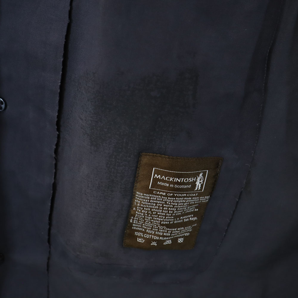 MACKINTOSH コート made in Scotland 38 Mackintosh Made in Scotland Stainless collar coat 38