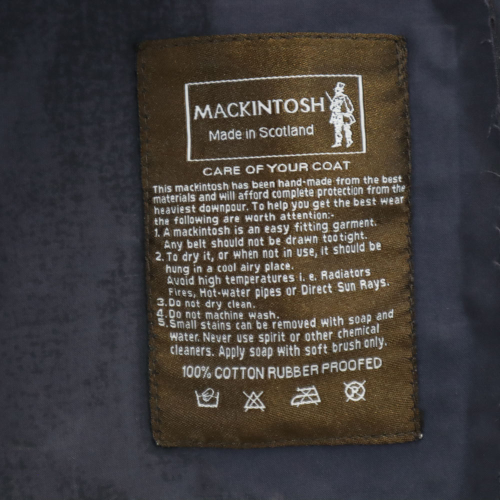 MACKINTOSH コート made in Scotland 38 Mackintosh Made in Scotland Stainless collar coat 38