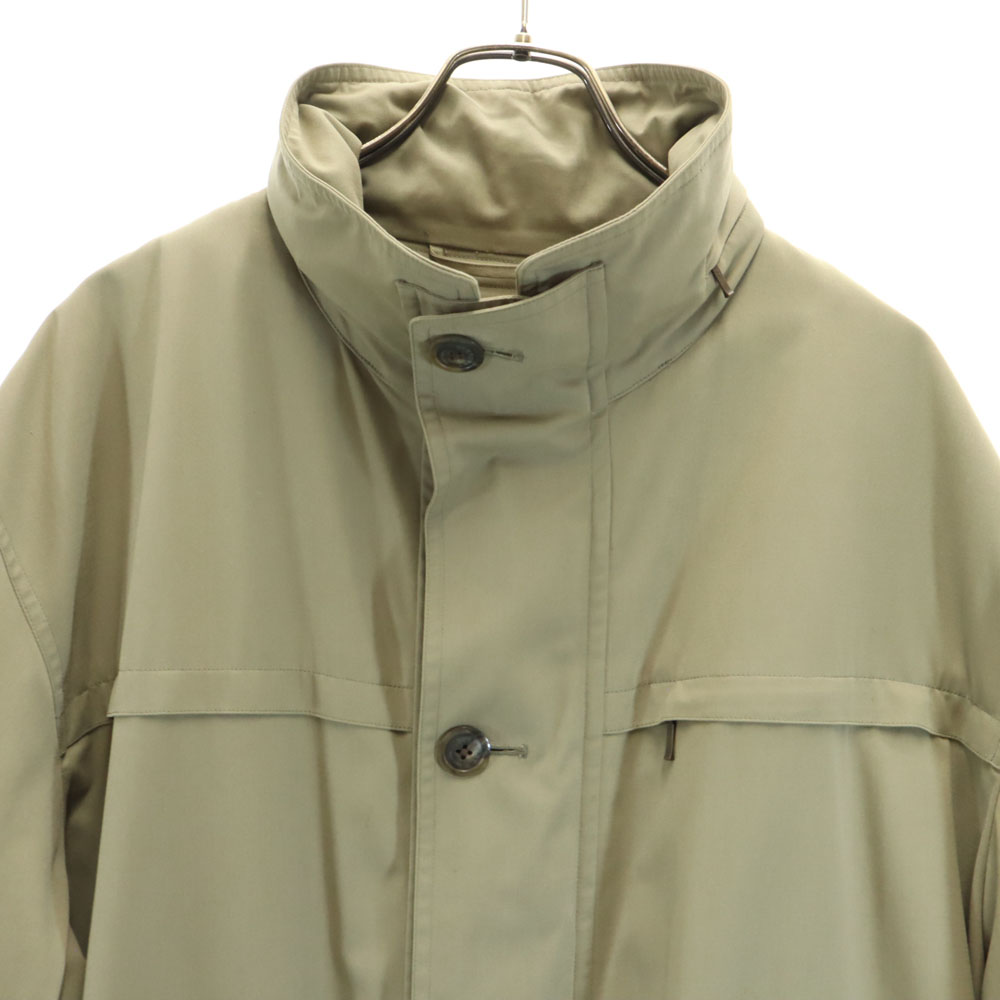 希少Burberrys Lサイズ ウール100%カシミヤ混　ベージュ BURBERRY - 極美品 Vintage バーバリー Burberrys コート フード