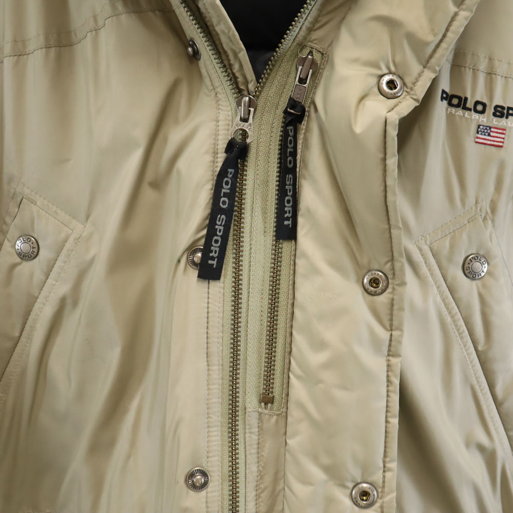POLO SPORT RALPH LAUREN 90s Old Down jacket M beige Men's | eBay