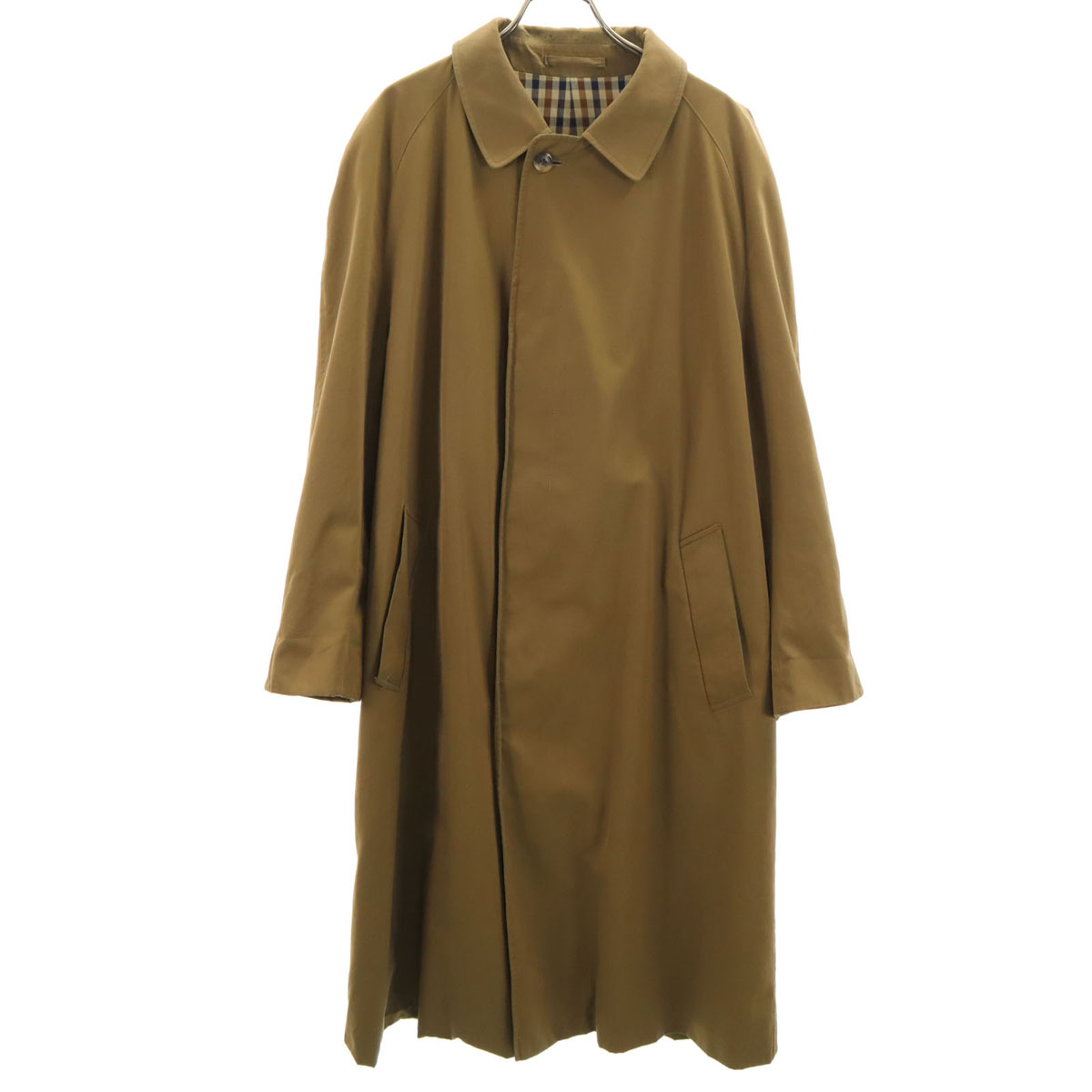 60s【Vintage Aquascutum StainCollar Coat】 Aquascutum 60s 70s Vintage made in England Aqua5 Stainless