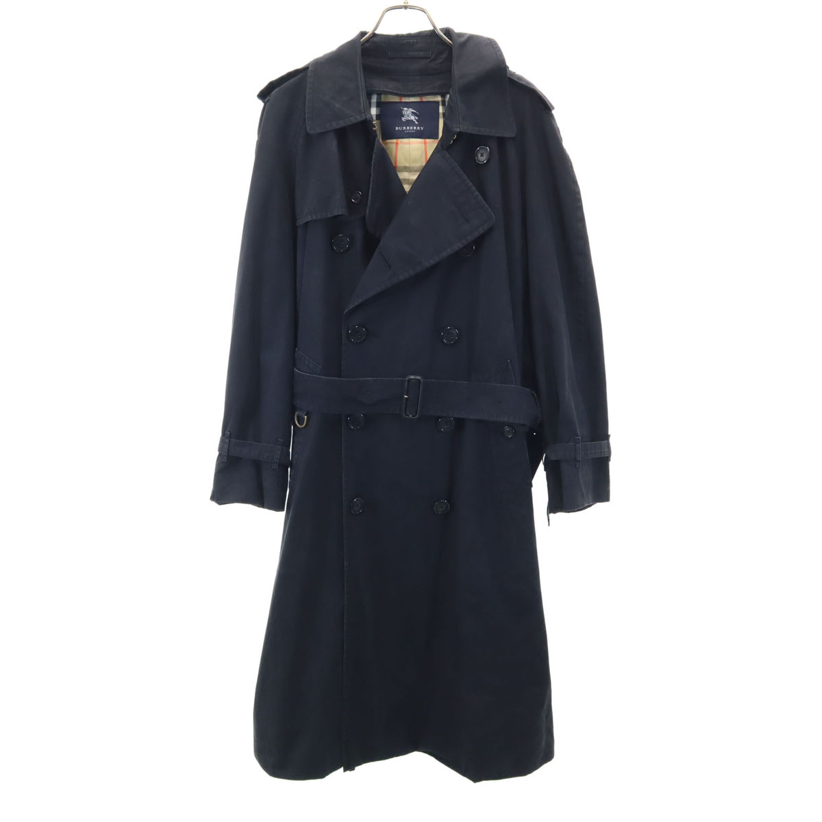BURBERRY LONDON made in Japan trench coat 94-175 black Sanyo