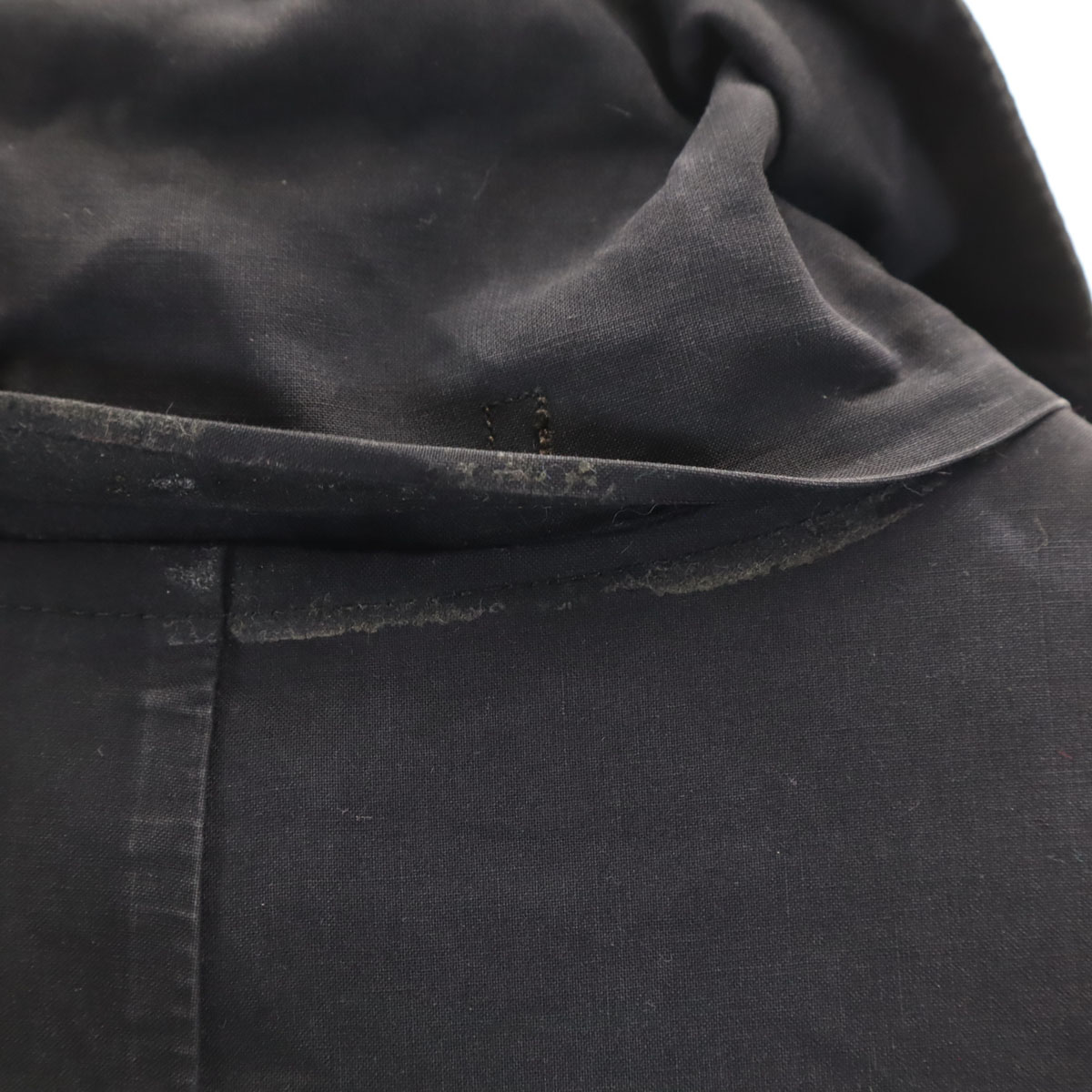 Mackintosh Made in Scotland Rubberized Stainless collar coat