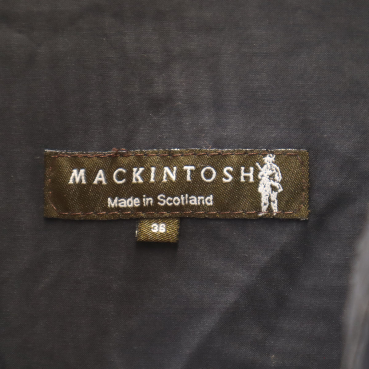 MACKINTOSH コート made in Scotland 38 Mackintosh Made in Scotland Rubberized Stainless collar coat