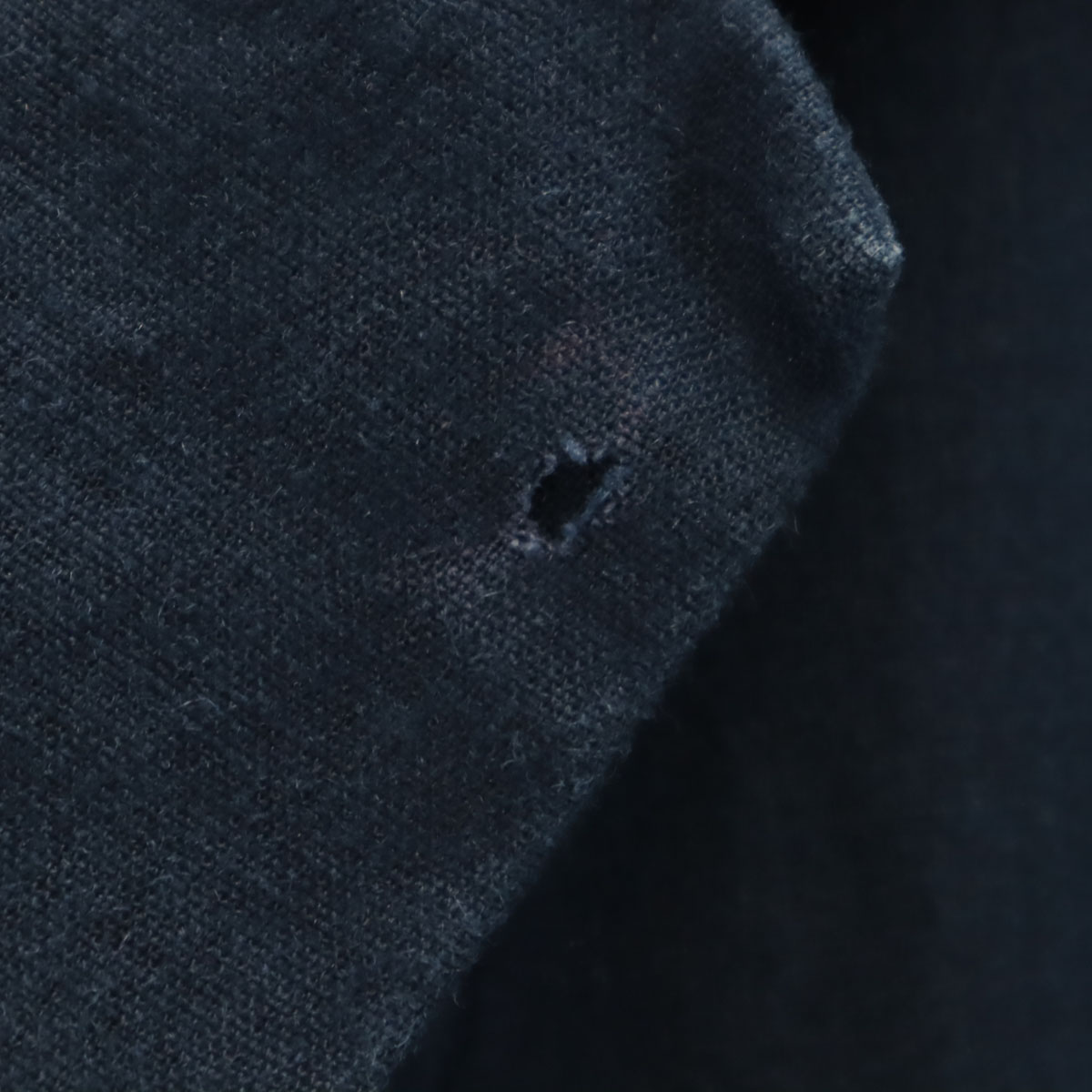 GANRYU Comme des Garcons Japanese Linen Open color coat S Navy