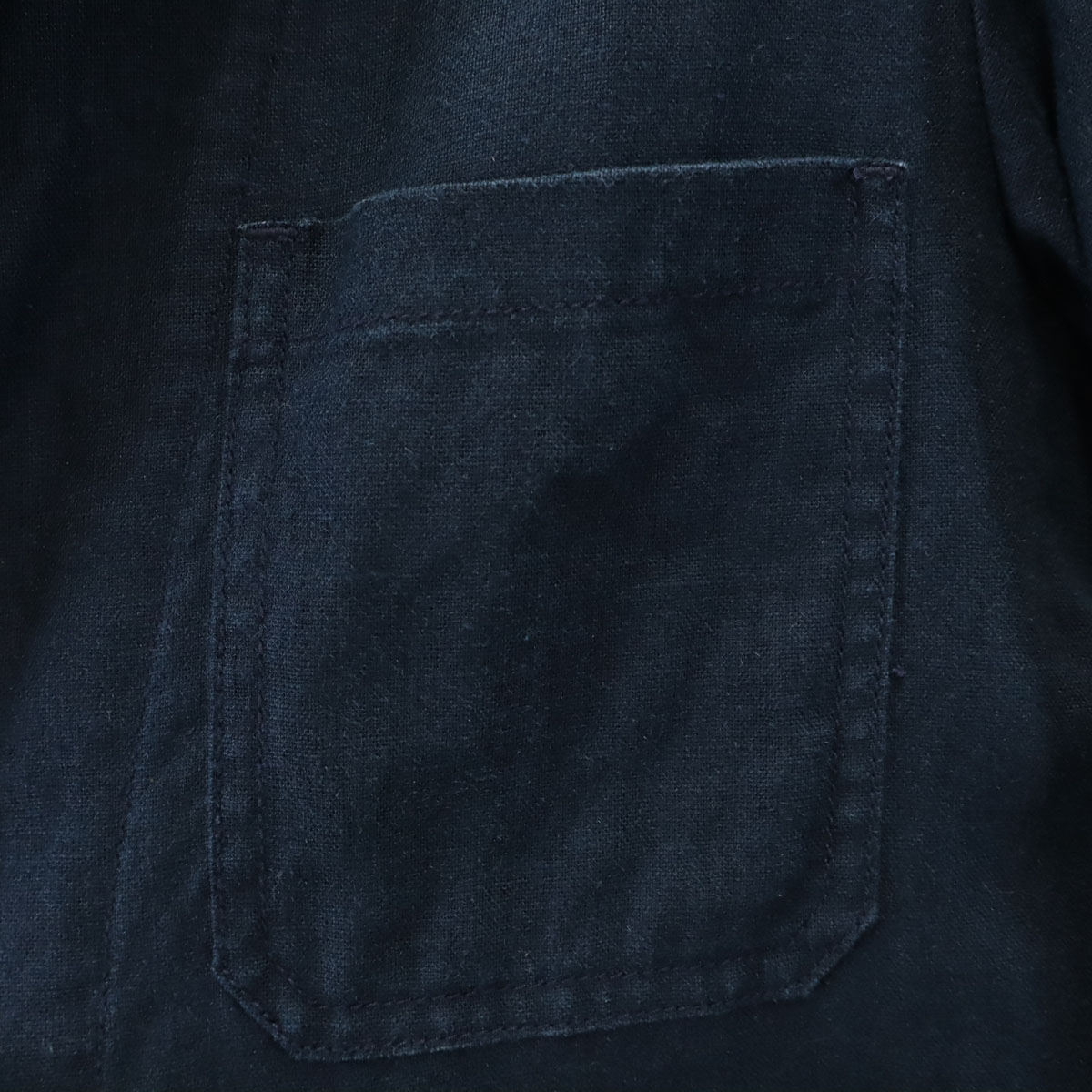 GANRYU Comme des Garcons Japanese Linen Open color coat S Navy