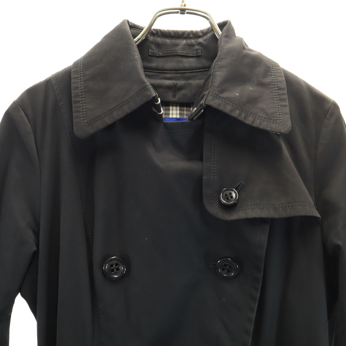 BURBERRY LONDON BLUE LABEL trench coat 40 black Women | eBay