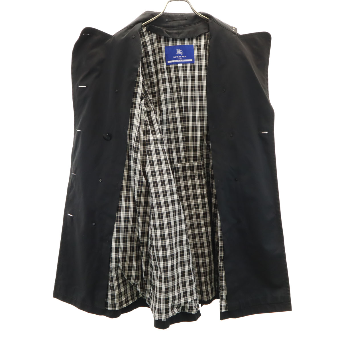 BURBERRY LONDON BLUE LABEL trench coat 40 black Women | eBay