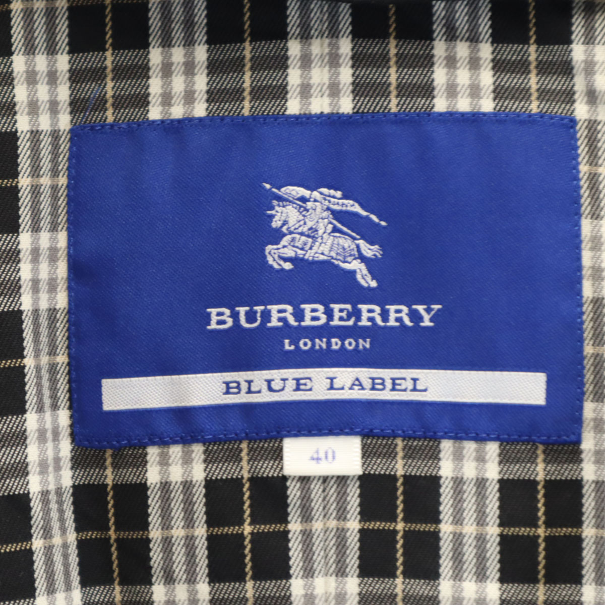 BURBERRY LONDON BLUE LABEL trench coat 40 black Women | eBay