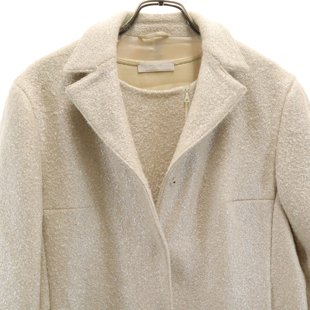 PRADA No sleeve one piece 42 Ivory ensemble set Women | eBay